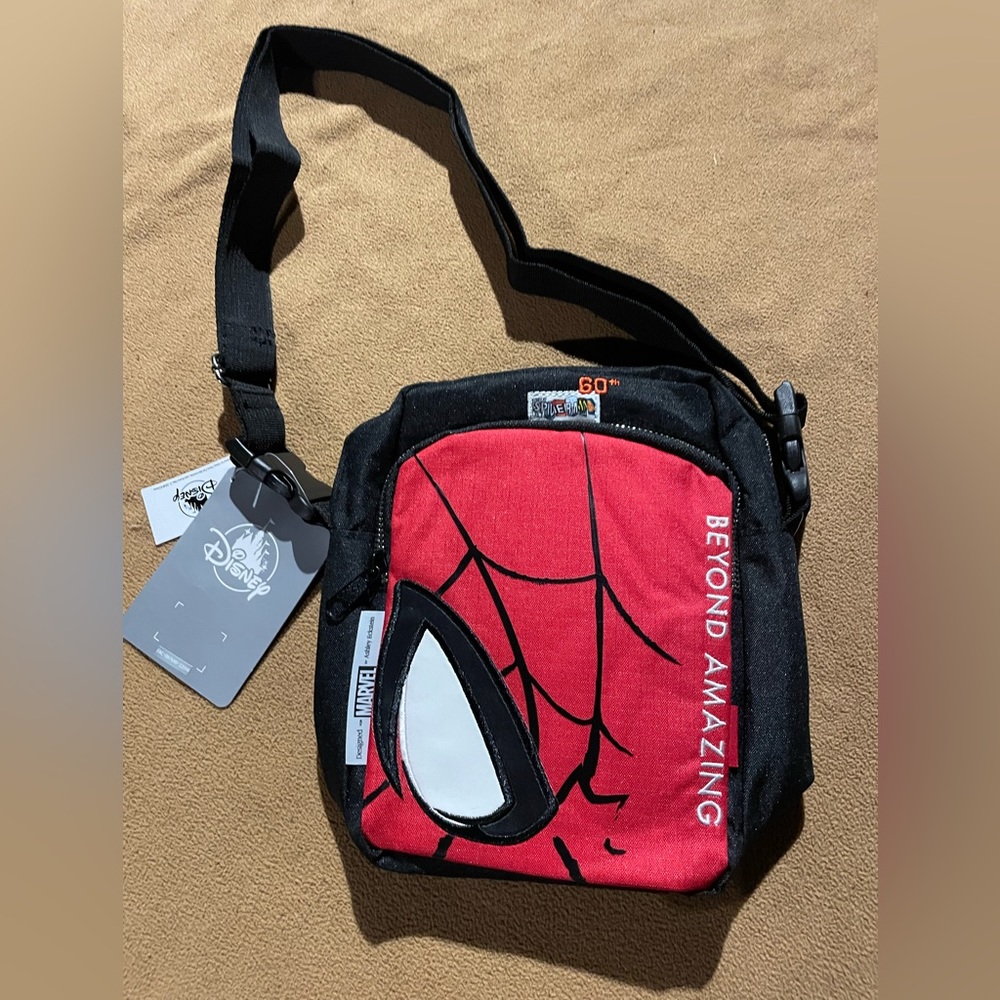 Marvel Spiderman Beyond Amazing 60th Anniversary Disney Small Bag Retail For $30